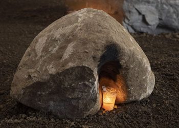 La piedra del jaguar en Guatemala.