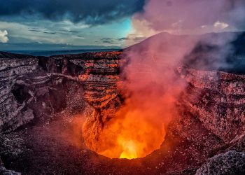 El volcán Masaya en Nicaragua: un “infierno abierto”.